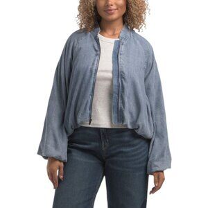 SPLENDID Carina Indigo Bomber Jacket